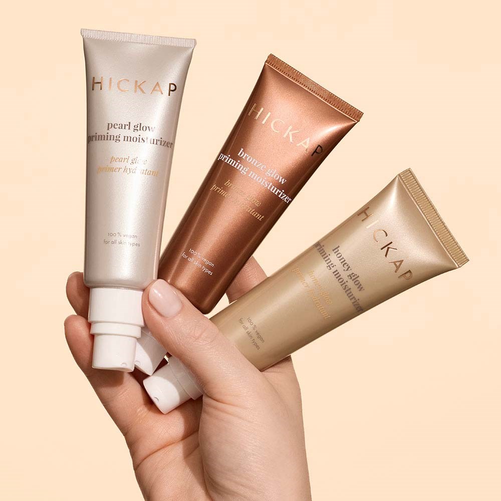 Увлажняющий праймер для лица Hickap Priming Moisturizer с сиянием, оттенок Bronze Glow, 50 мл — фото 5