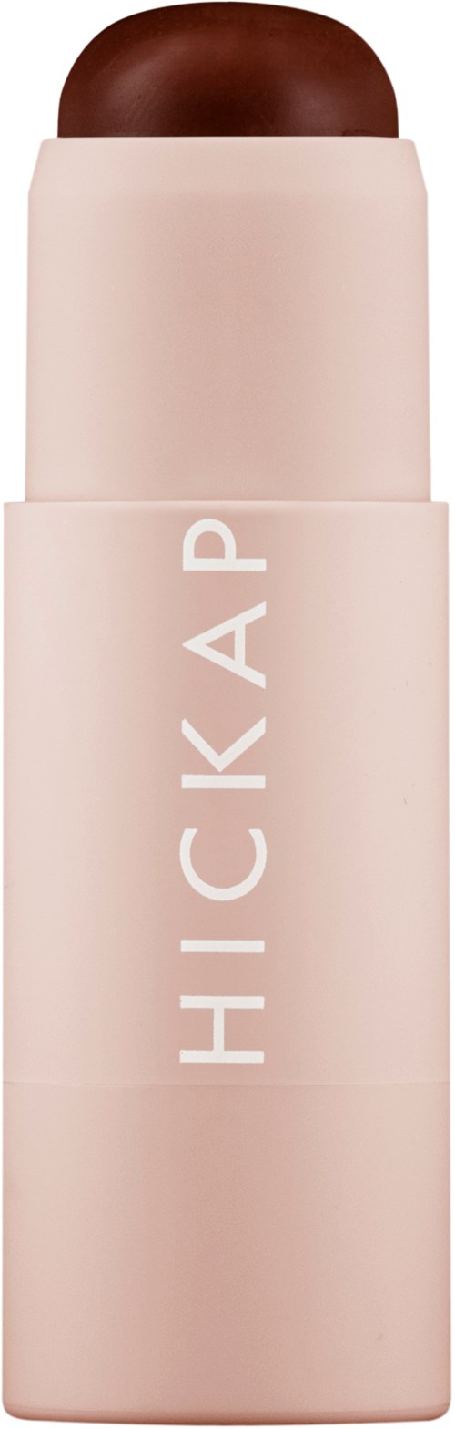 A blush-colored stick with the brand name 'HICKAP' written vertically on it.
