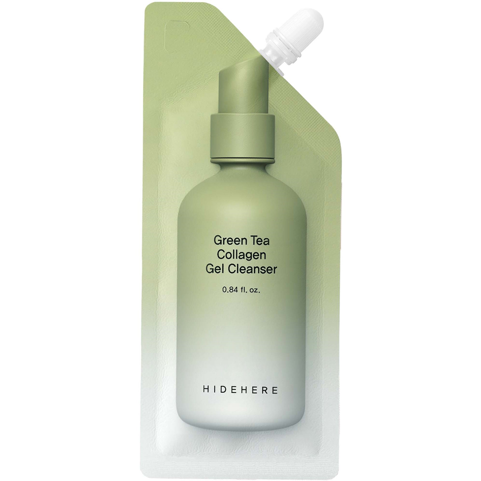 HIDEHERE Green Tea Collagen Gel Cleanser 25 ml