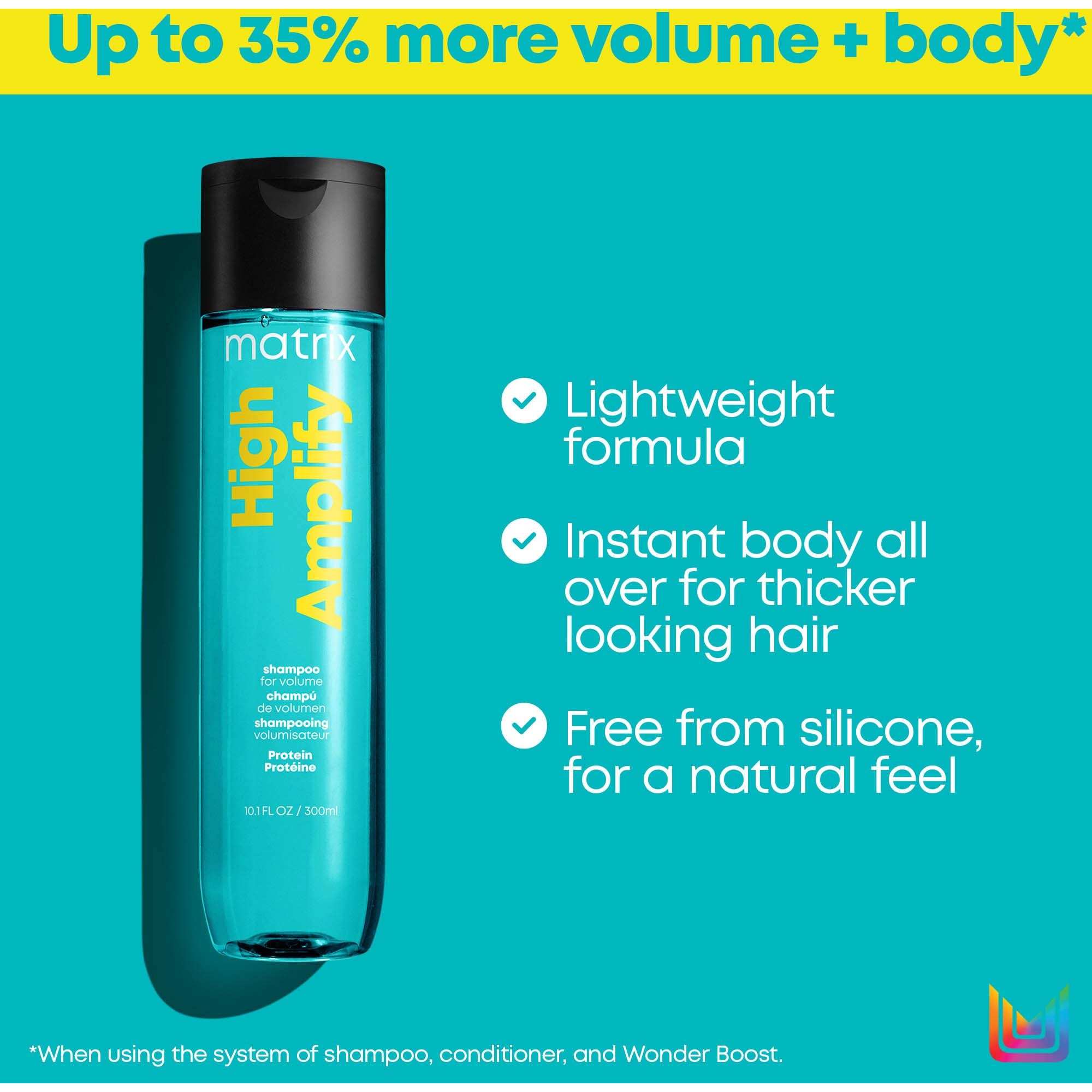 Matrix High Amplify Total Results Shampoo for volume 300 ml (obrázok 3)