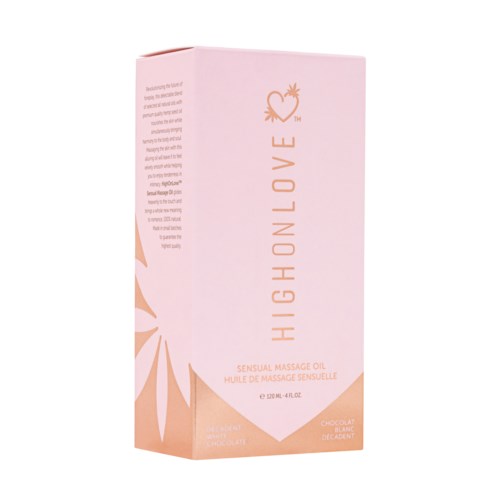 HighOnLove Massage Oil Decadent White Chocolate 120 ml