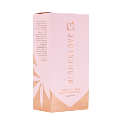 HighOnLove Massage Oil Litchi Martini 120 ml