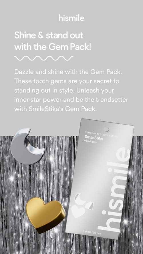 Hismile SmileStika Mixed Gem Pack