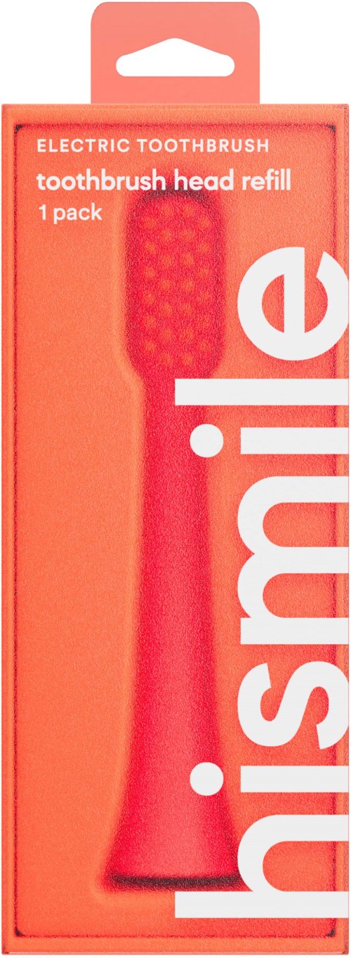 Hismile Toothbrush Head Refill Bright Red