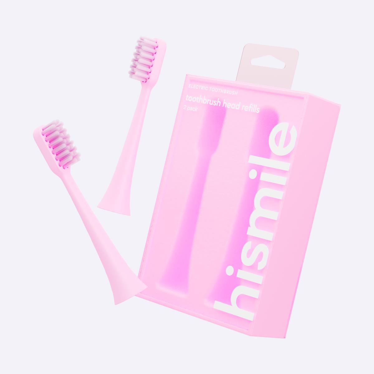 Pink Toothrush Hismile Toothbrush Replacement Heads Pink | lyko.com