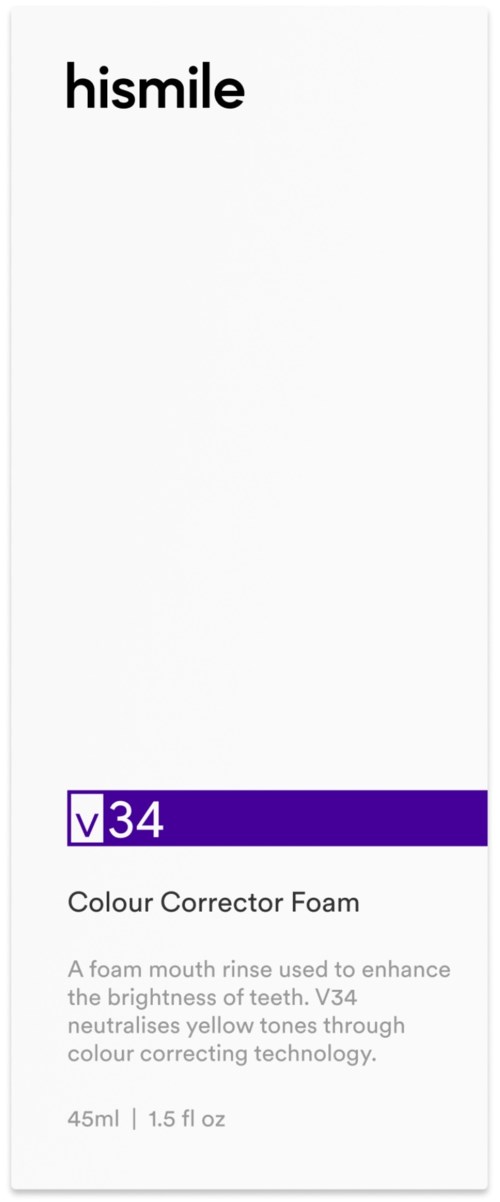 Hismile V34 Colour Corrector Foam 45 ml