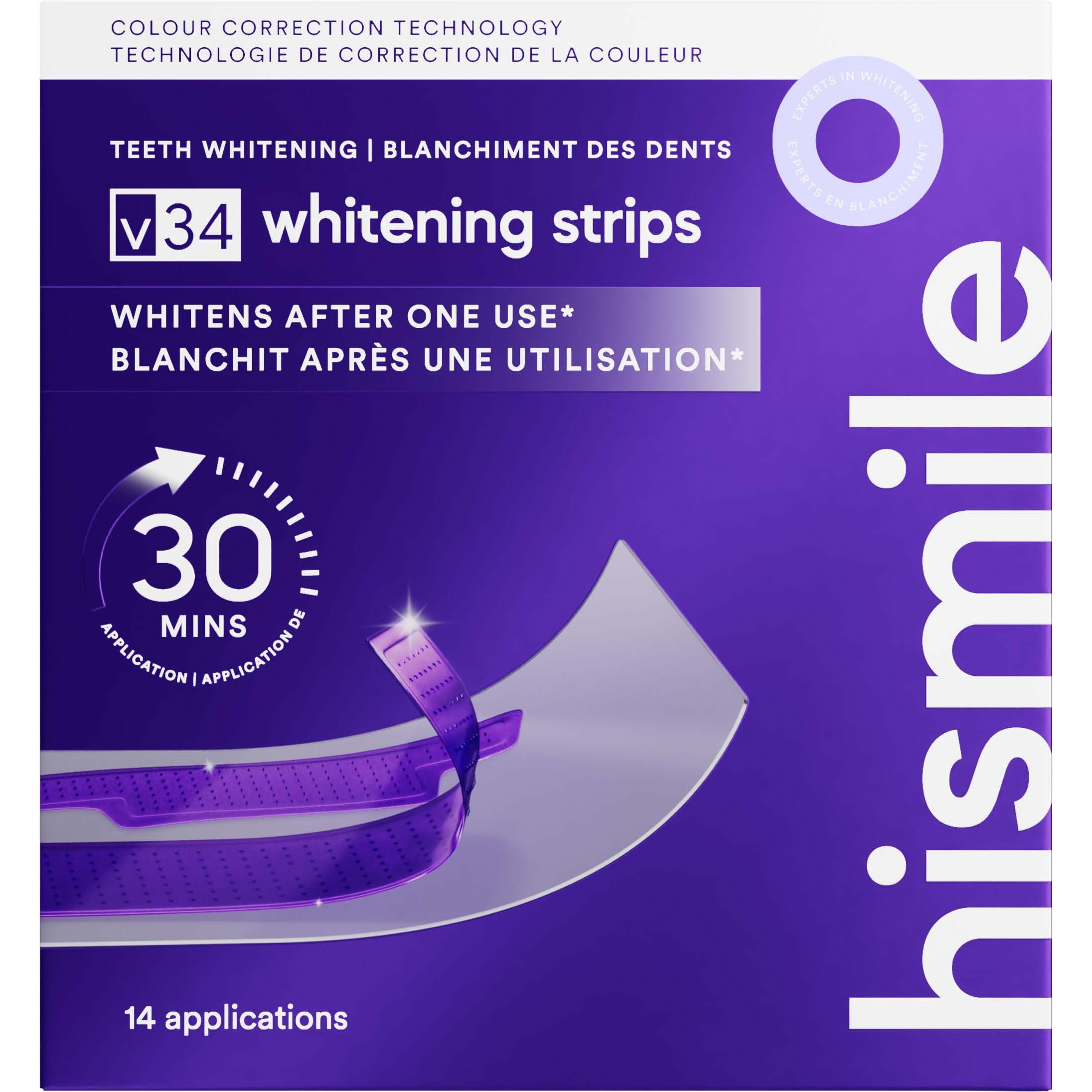 Hismile V34 Teeth Whitening Strips billede