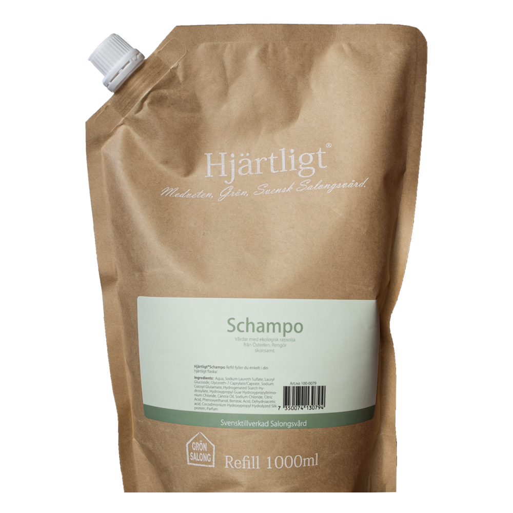 Hjärtligt Hjärtligt Original Schampo Refill 1000 ml
