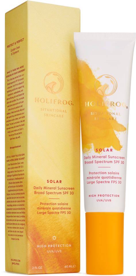 HoliFrog Solar Daily Mineral Sunscreen Broad Spectrum SPF30 60 ml