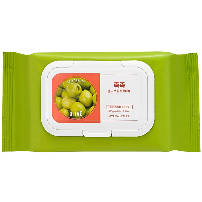 Läs mer om Holika Holika Daily Fresh Olive Cleansing Tissue 300 g