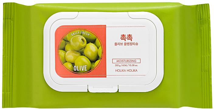 Holika Holika Daily Fresh Olive Renseservietter 