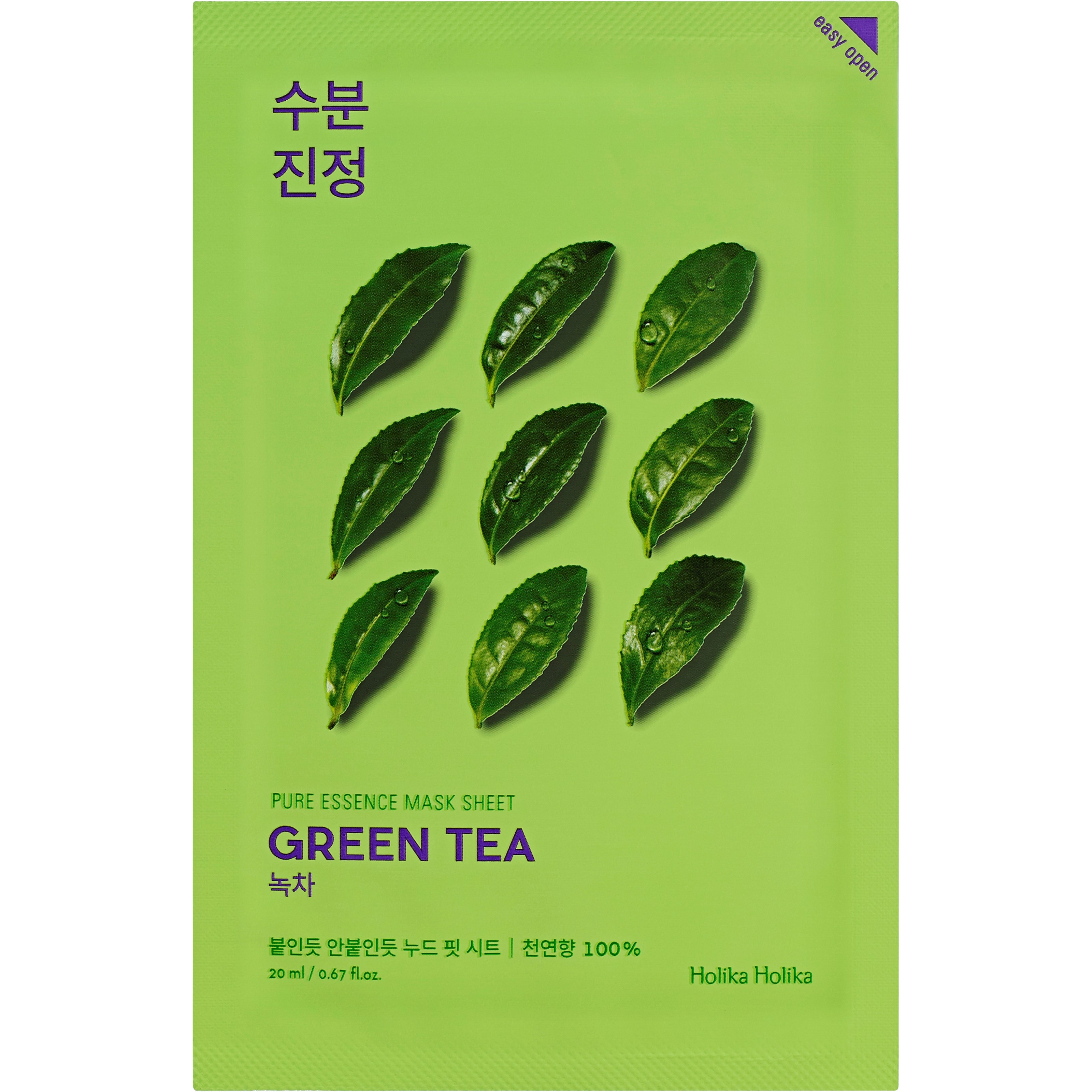 Läs mer om Holika Holika Pure Essence Mask Sheet Green Tea 20 ml