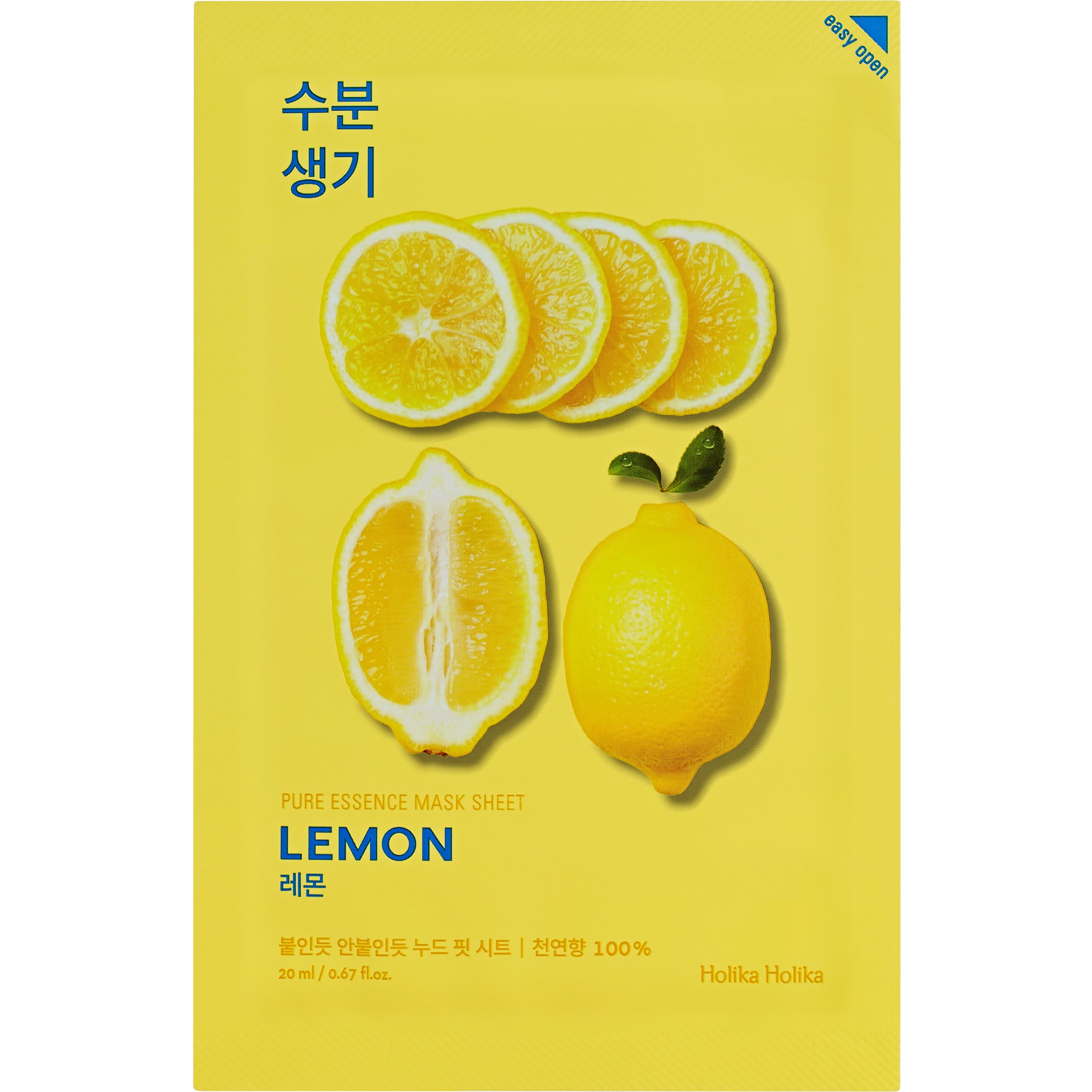 Holika Holika Pure Essence Mask Sheet Lemon 20 ml billede