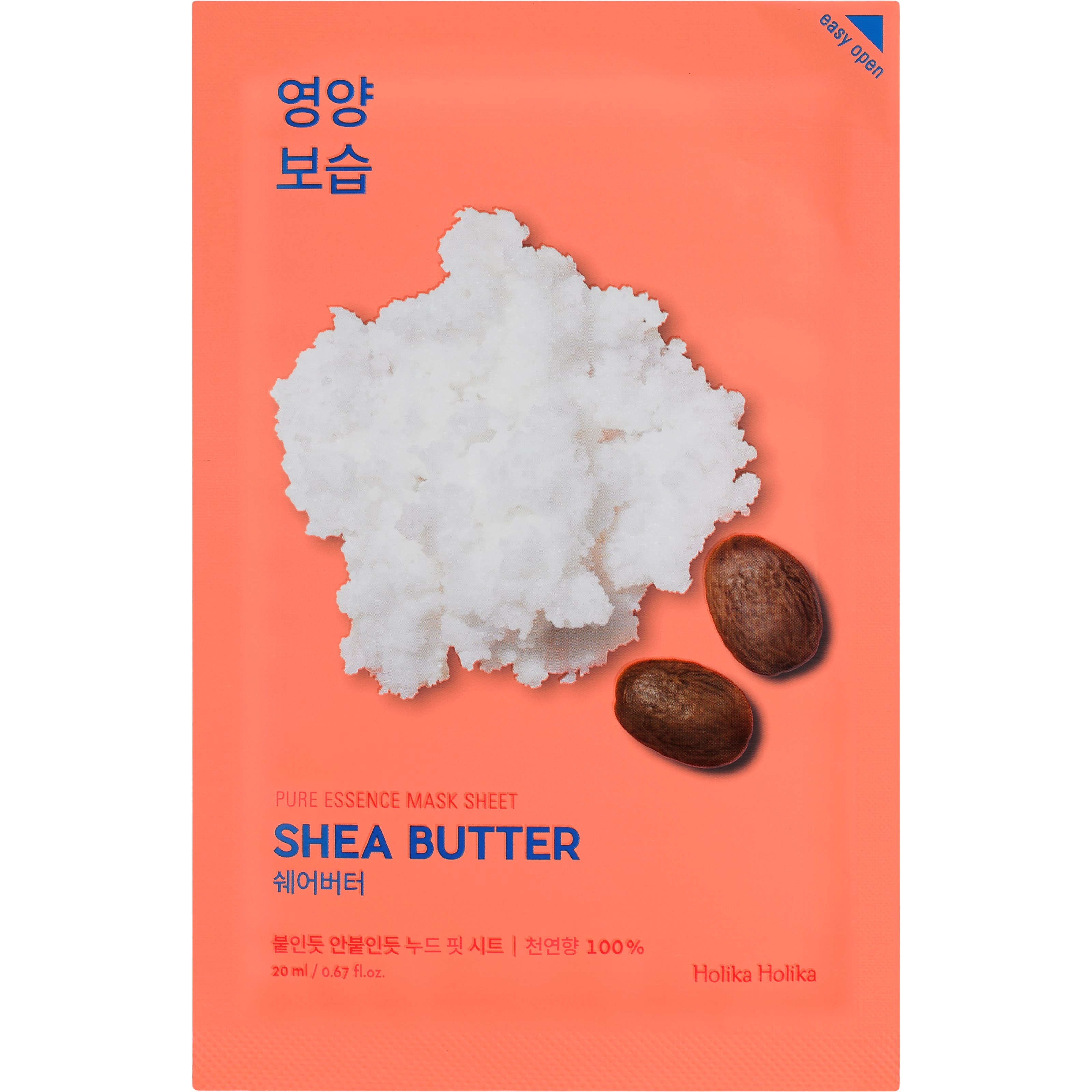 Holika Holika Pure Essence Mask Sheet Shea Butter 20 ml billede
