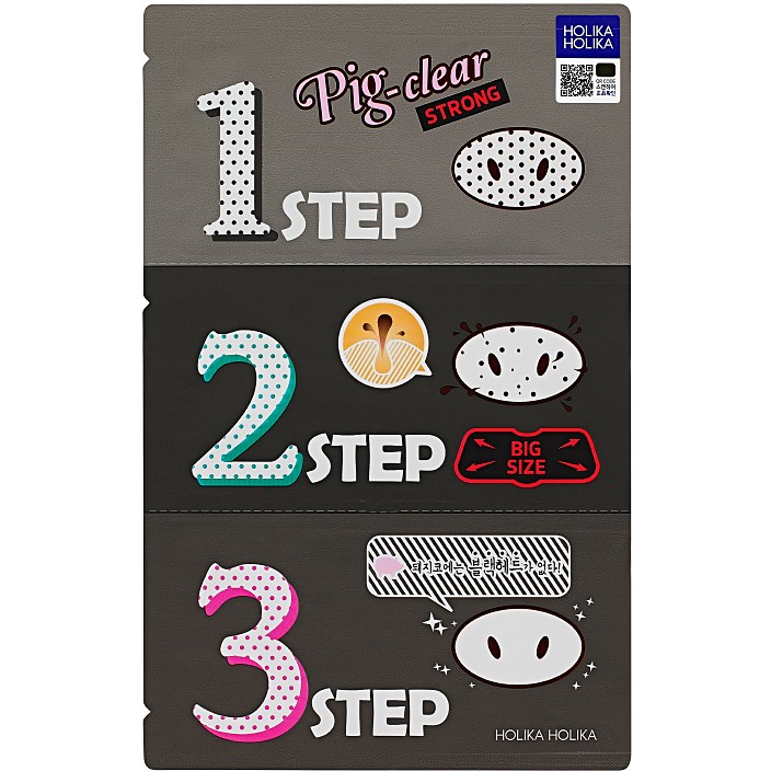 Holika Holika Pig Clear Blackhead 3-Step Kit (Strong) 9 g billede
