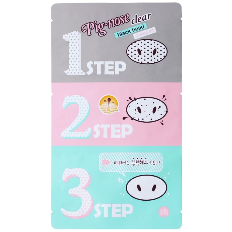Holika Holika Pig Nose Clear Blackhead 3-Step Kit 7 g billede