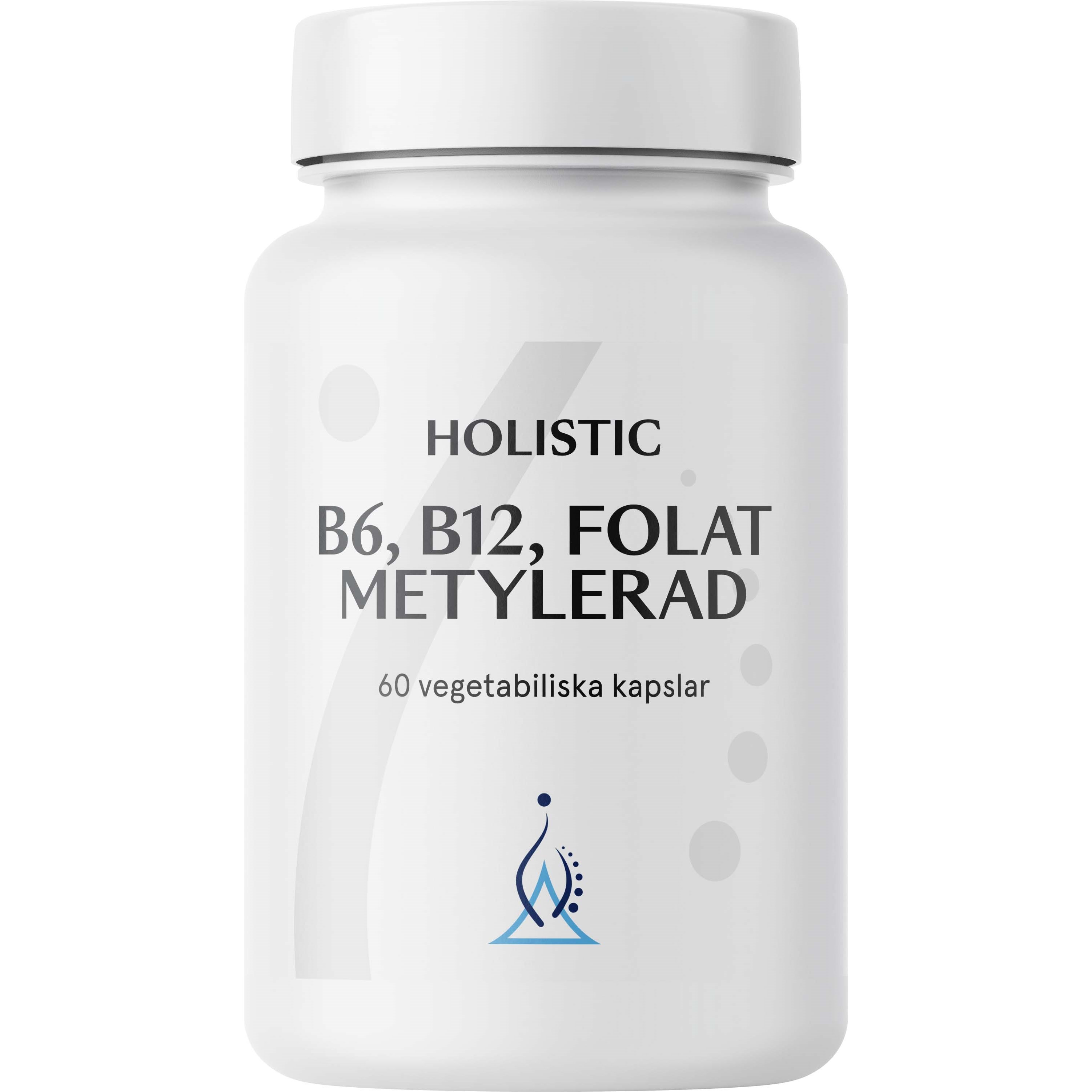 Läs mer om Holistic B6 B12 Folat metylerad 60 vegetabiliska kapslar 60 st