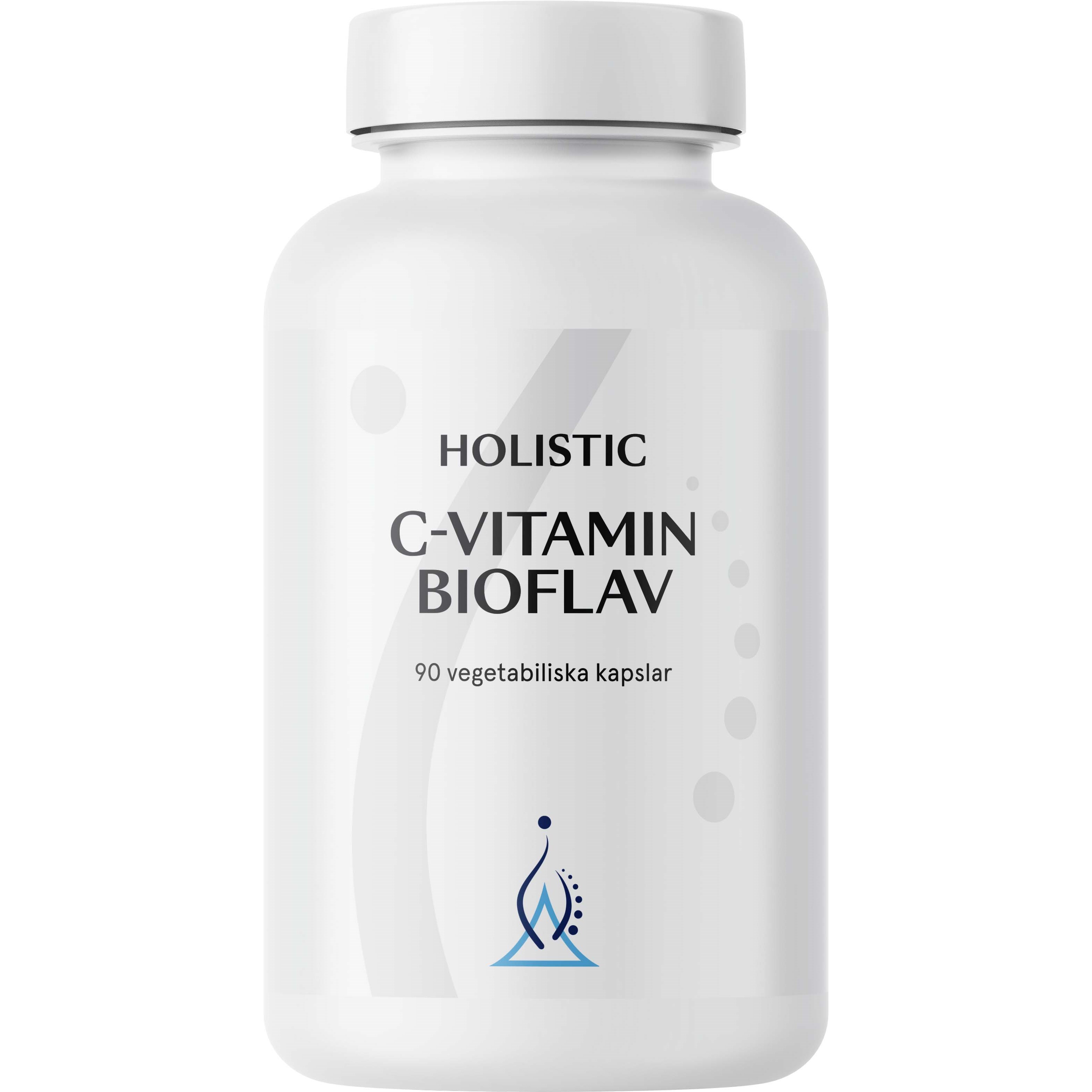 Läs mer om Holistic C-vitamin bioflav 90 vegetabiliska kapslar 90 st