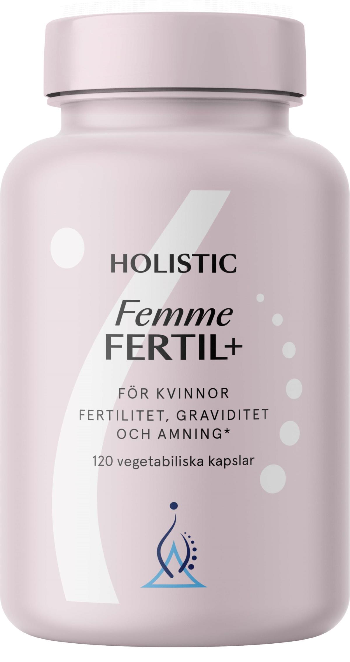Holistic Femme Fertil+ 120 vegetabiliska kapslar 120 st