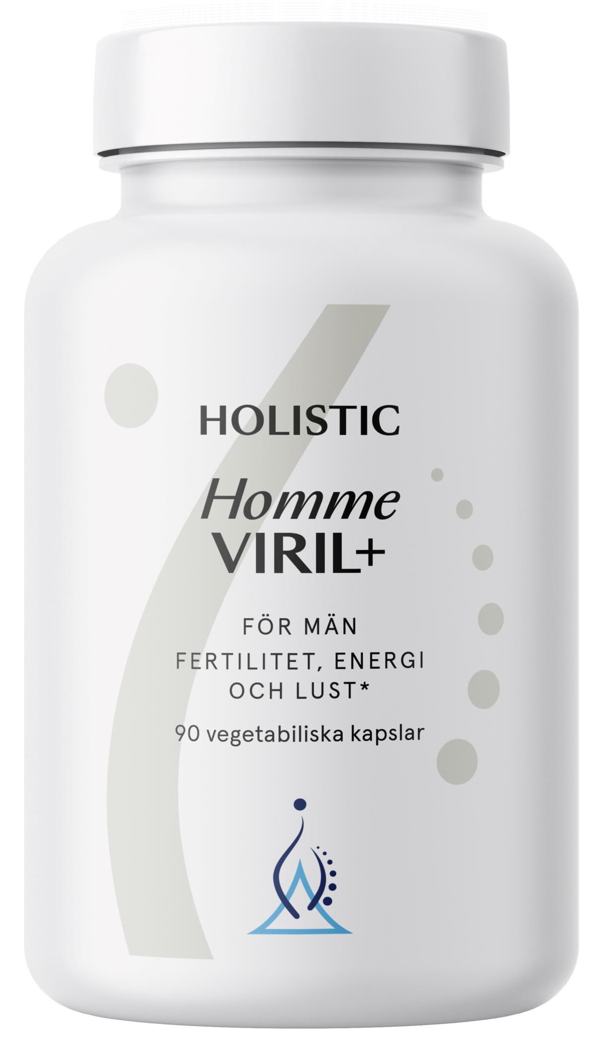 Holistic Homme Viril+ 90 vegetabiliska kapslar 90 st