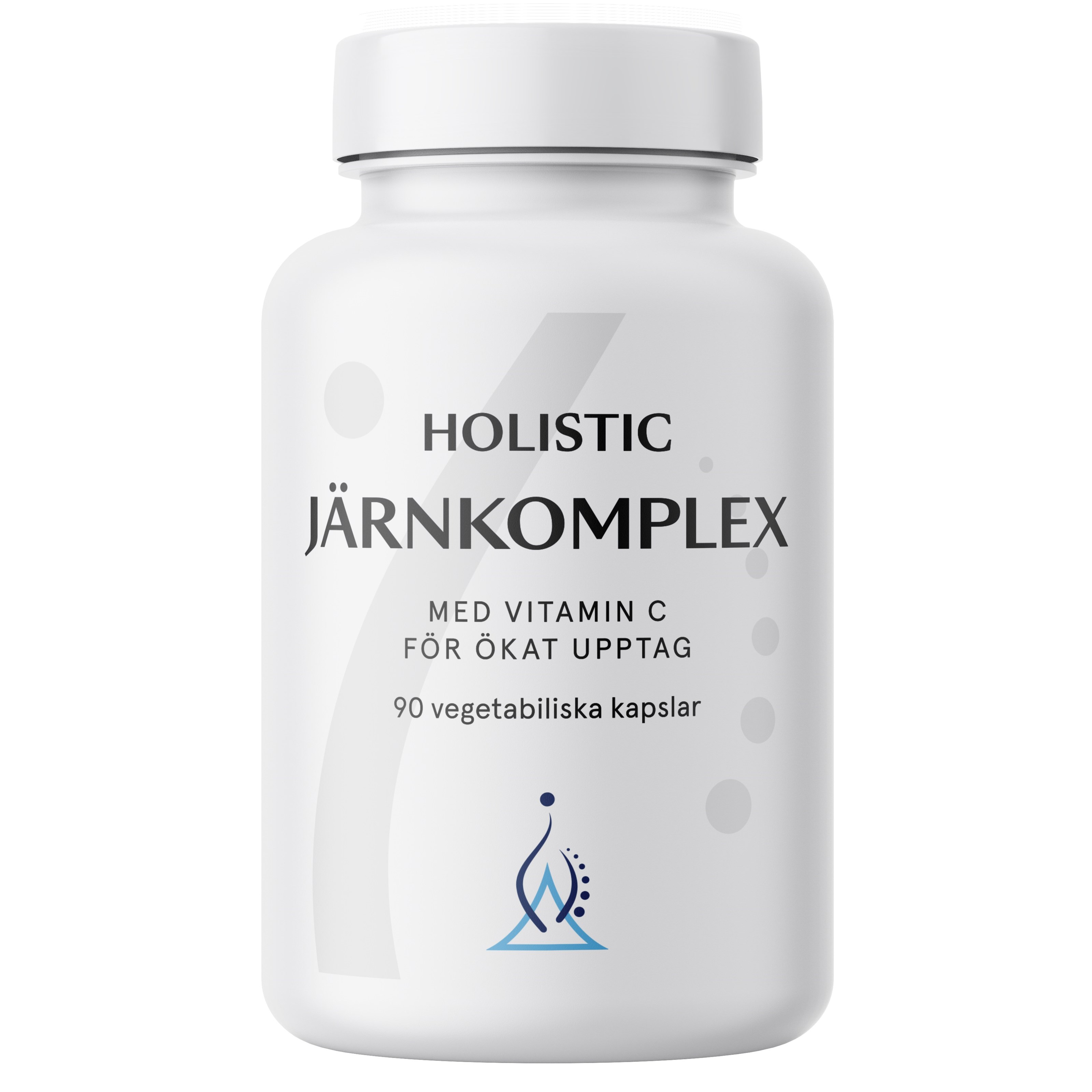 Läs mer om Holistic Järnkomplex 25 mg 90 vegetabiliska kapslar 90 st