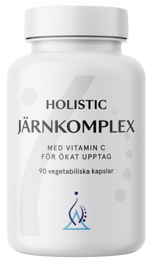 Holistic Järnkomplex 25 mg 90 vegetabiliska kapslar 90 st