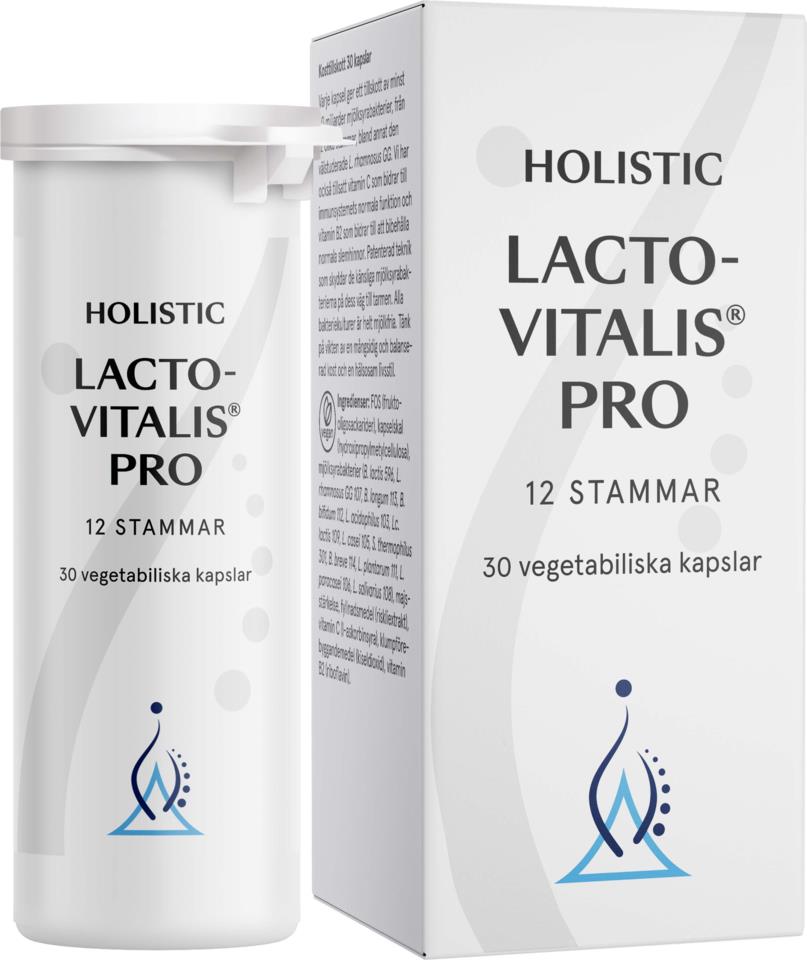 Holistic Lactovitalis® pro 20 miljarder mjölksyrabakterier 30 kapslar
