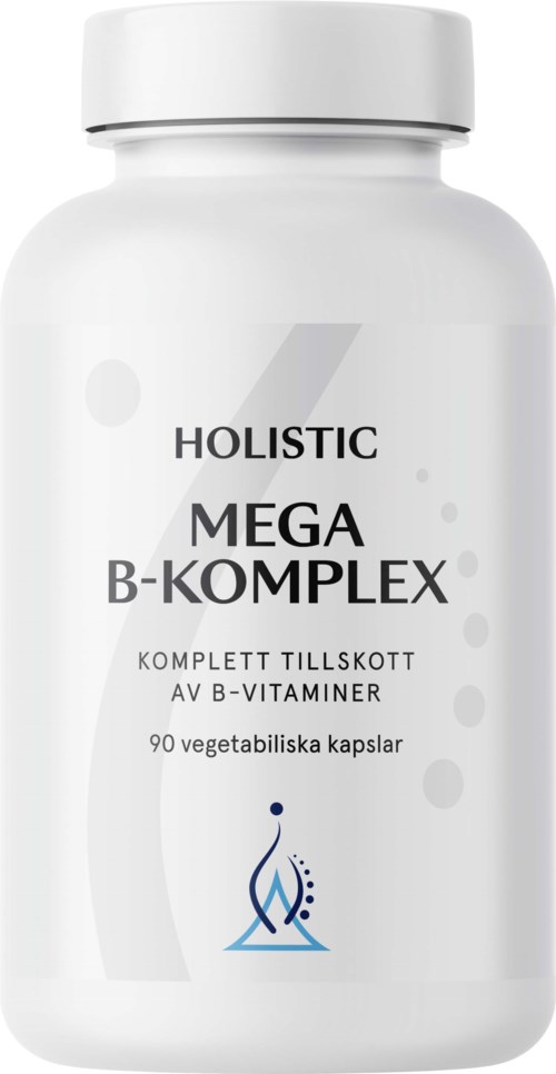 Holistic Mega B-komplex 90 vegetabiliska kapslar 90 st