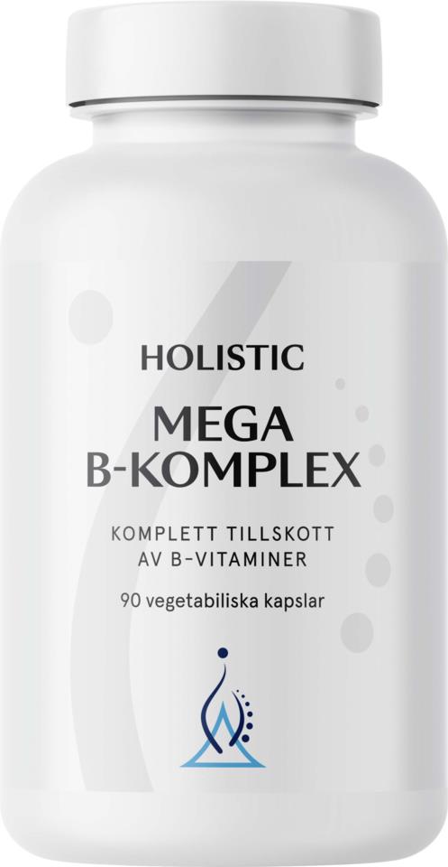 Holistic Mega B-komplex 90 vegetabiliska kapslar