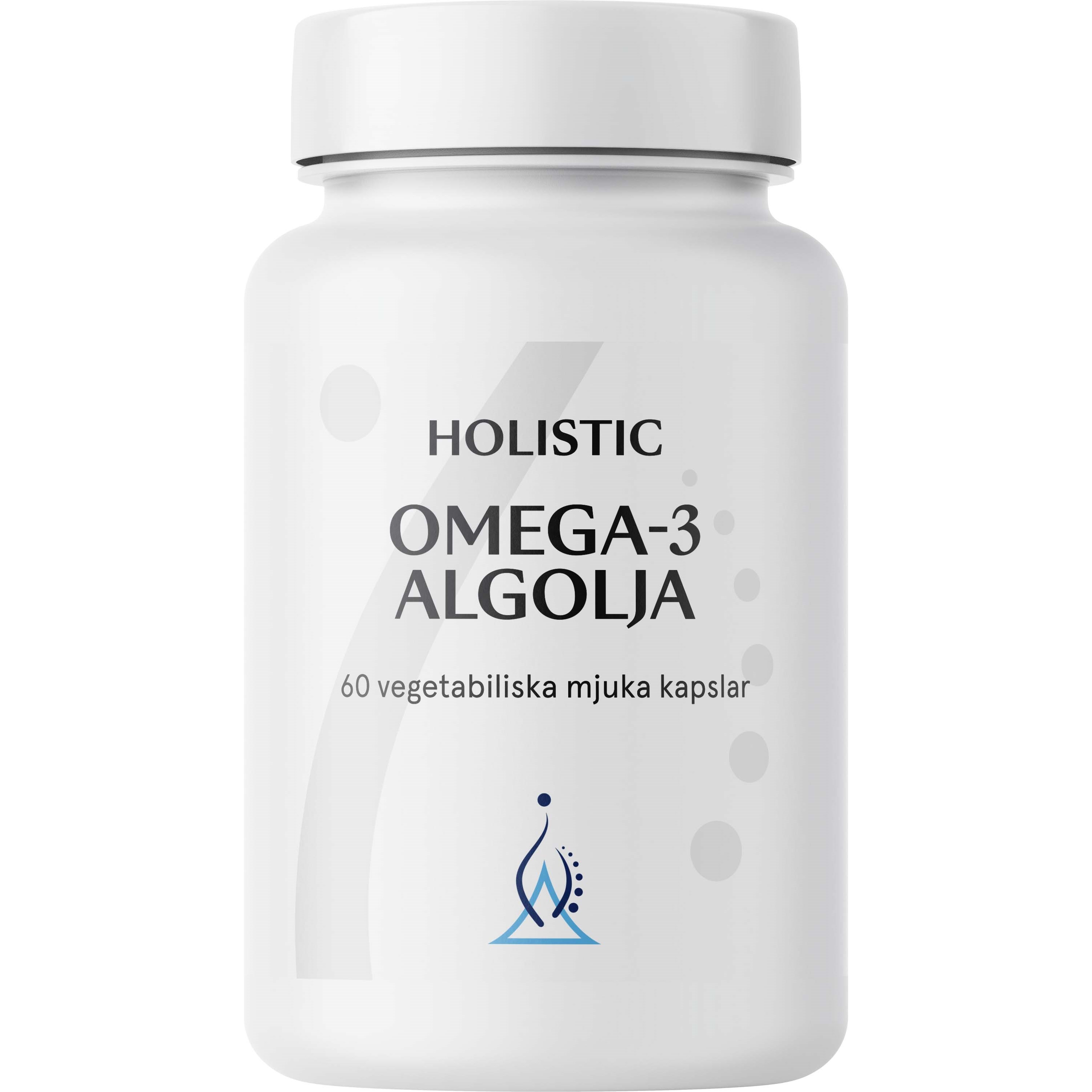 Läs mer om Holistic Omega-3 Vegan Algolja 60 vegetabiliska mjuka kapslar 60 st