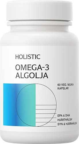 Holistic Omega-3 Vegan Algolja 60 vegetabiliska mjuka kapslar 60 st
