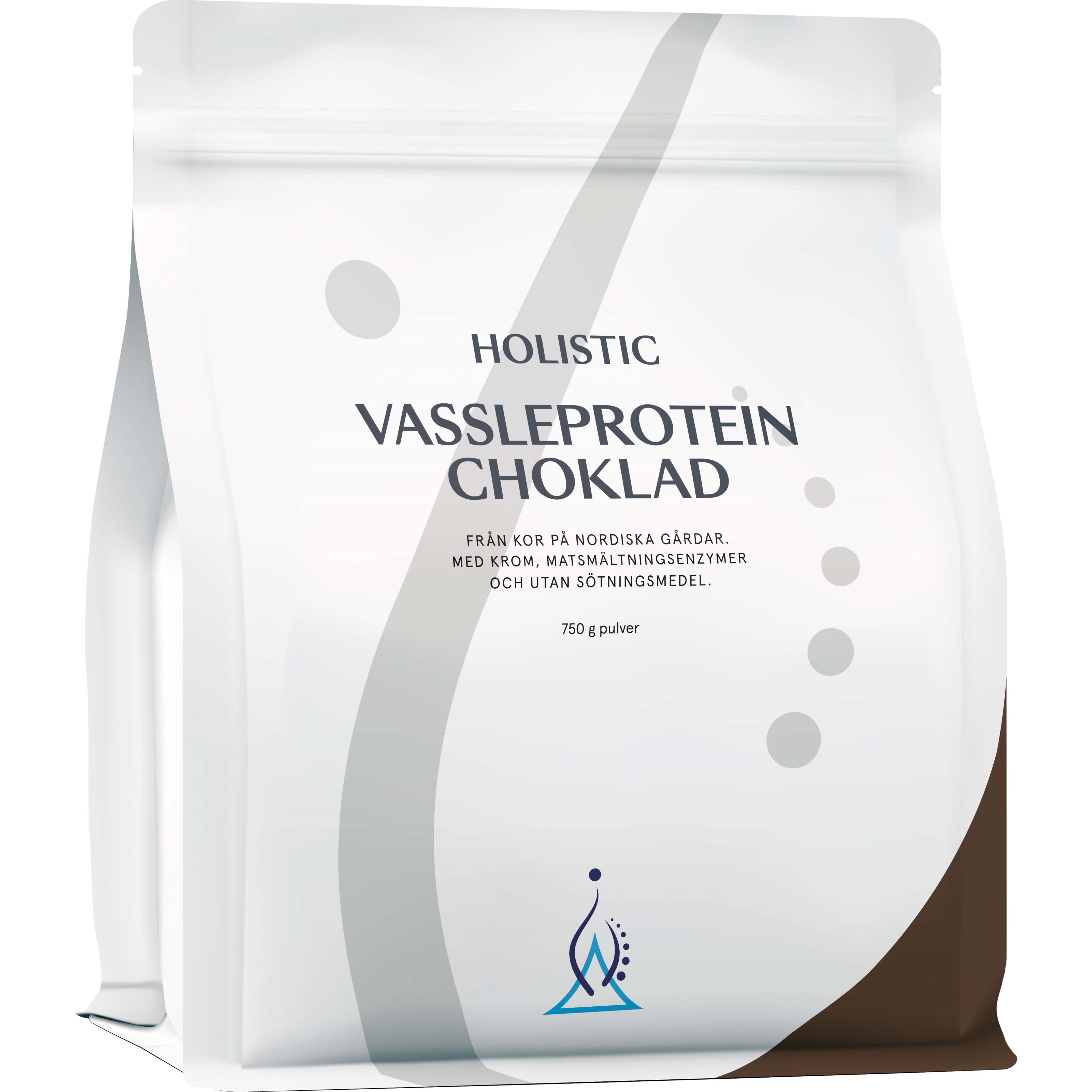 Läs mer om Holistic Vassleprotein choklad 750 g