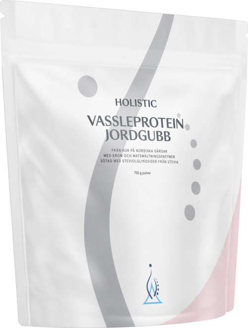 Holistic Vassleprotein jordgubb 750 g