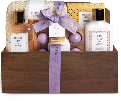Home Spa Wood Tray 5 Pcs Giftset