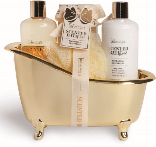 Scented Bath Gold Bathtub Giftset