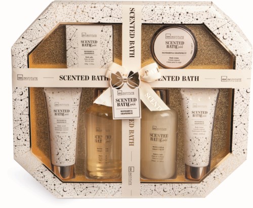 Scented Bath Gold Hexagonal Shower6P Giftset