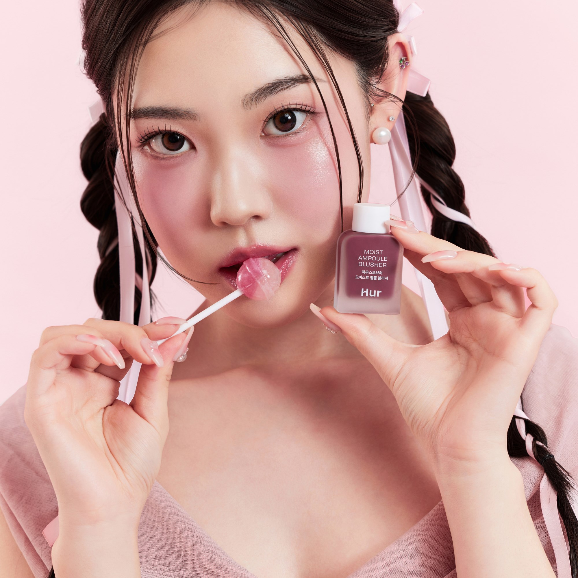 House of Hur Moist Ampoule Blusher 08 Berry Purple (obrázok 7)