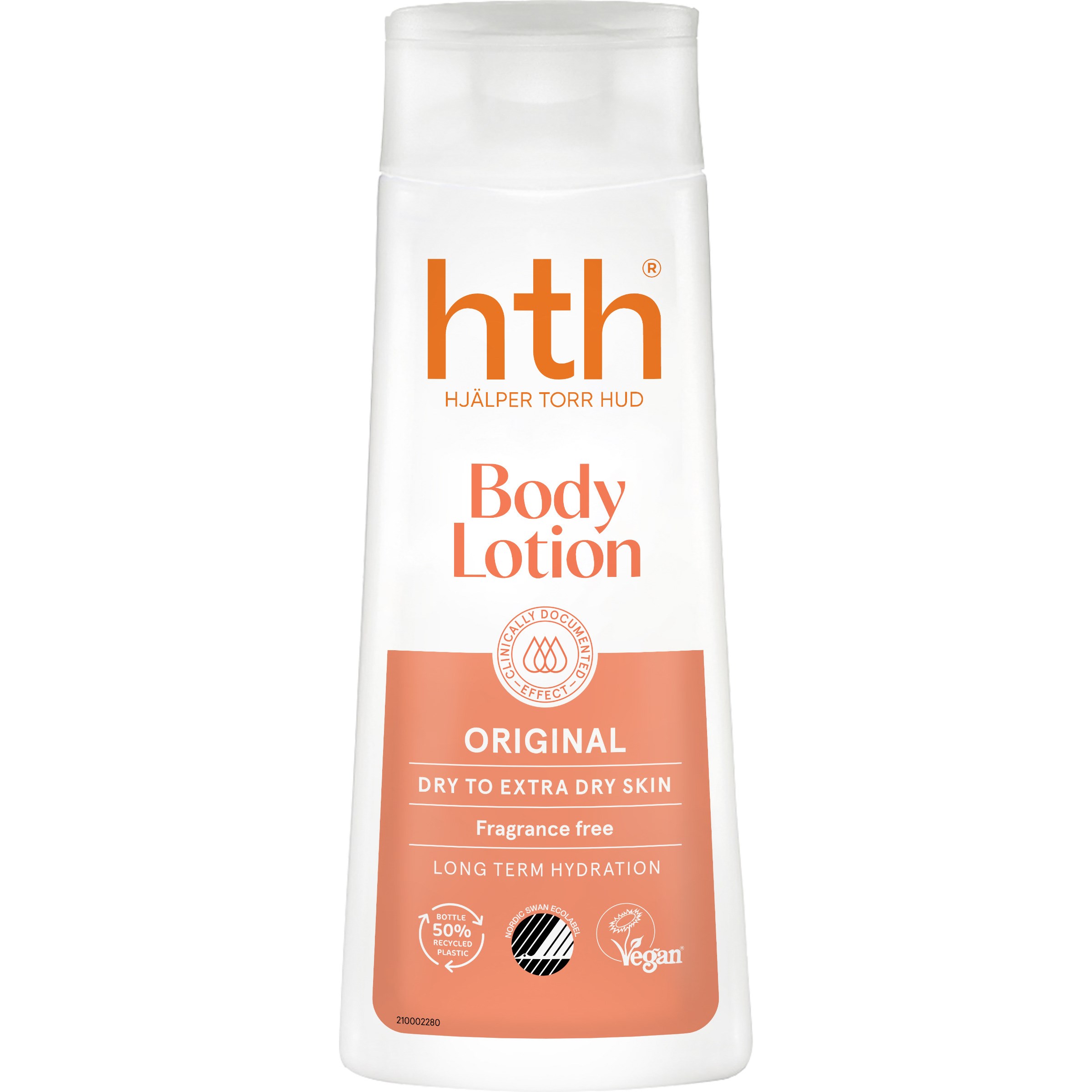HTH Original Body Lotion Fragrance Free 200 ml