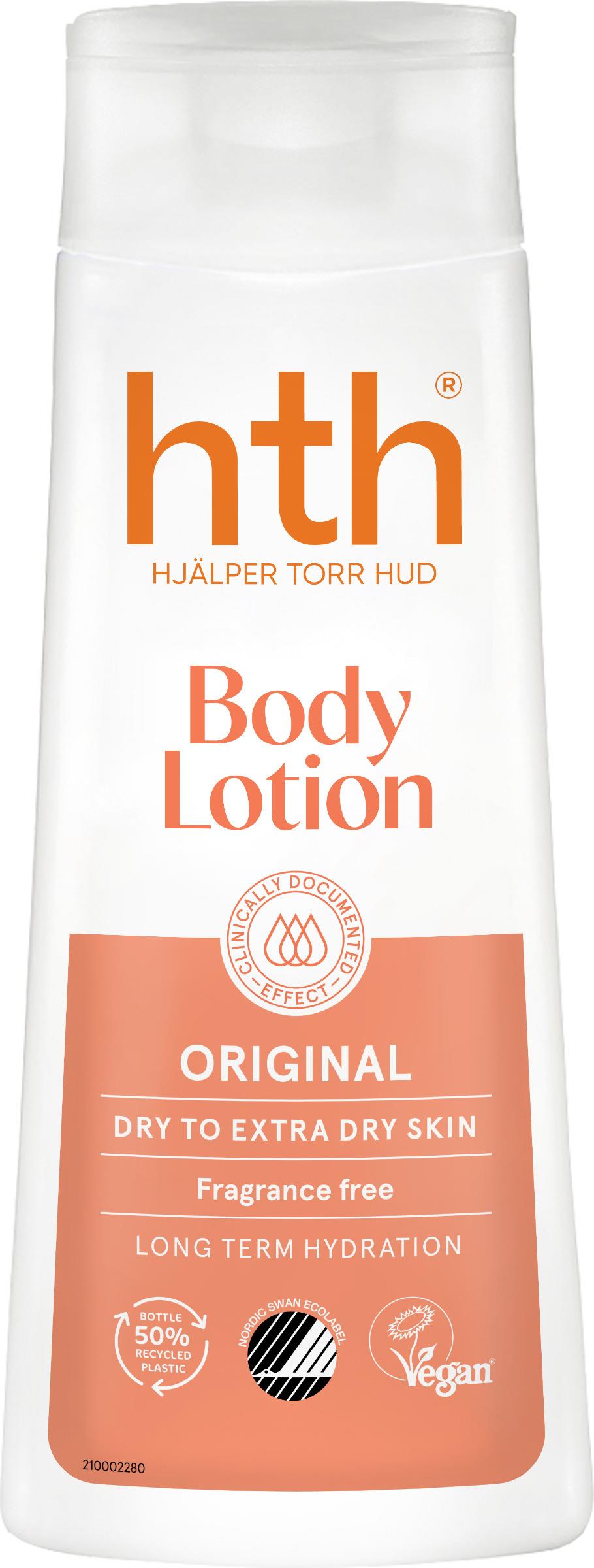 HTH Original Body Lotion Fragrance Free 200 ml