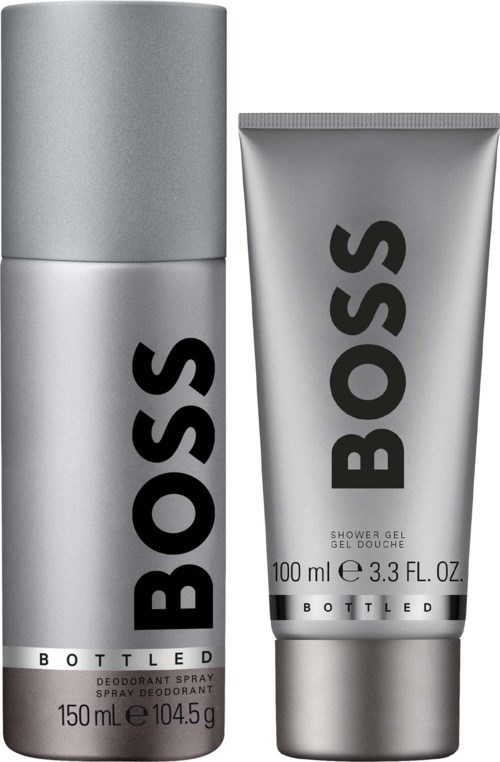 Hopea deodoranttipburin ja saman sarjan suihkugeeli putkilossa.