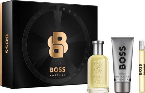 Hugo Boss Gift Set Bottled EdT 100 ml + Travel Spray 10 ml + Shower Gel 100 ml