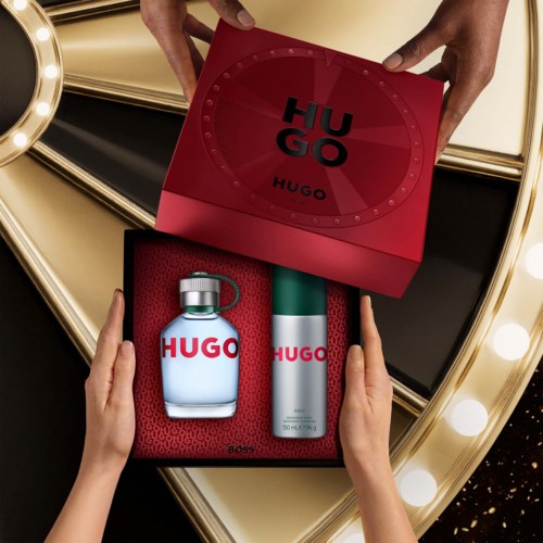 Hugo Boss Gift Set HUGO Man EdT 75 ml + Deo Spray 150 ml