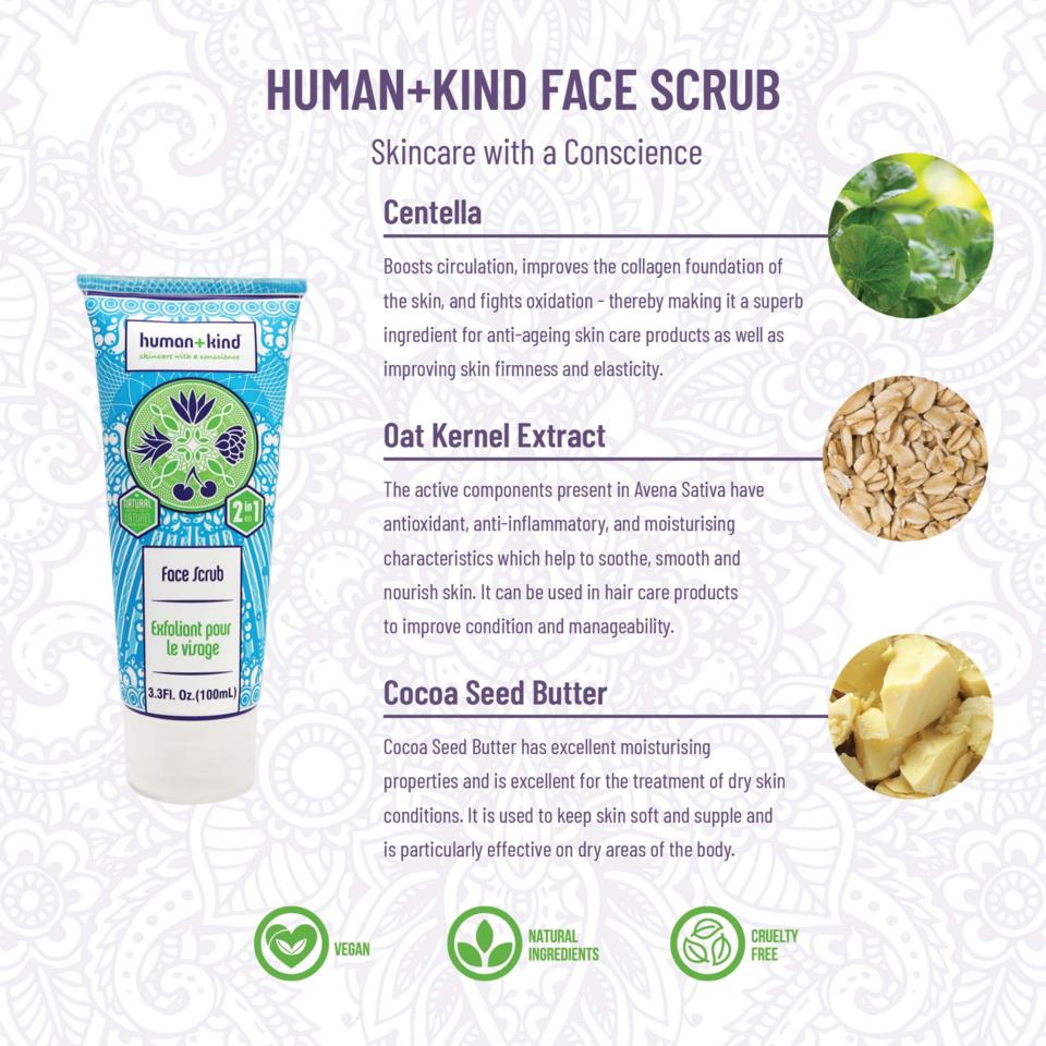 Human+Kind Face Scrub 100 ml