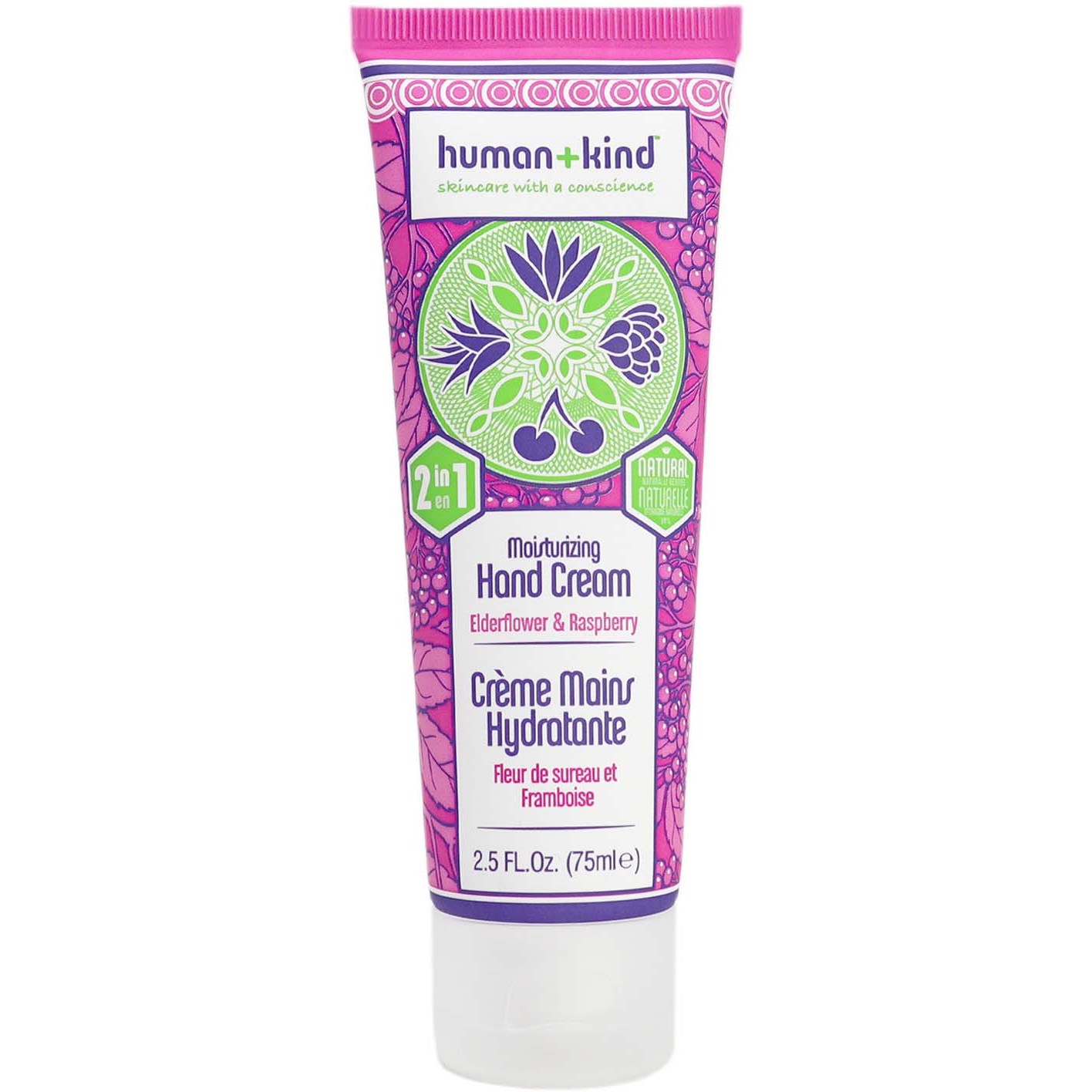 human + kind Hand Cream Elderflower 75 ml