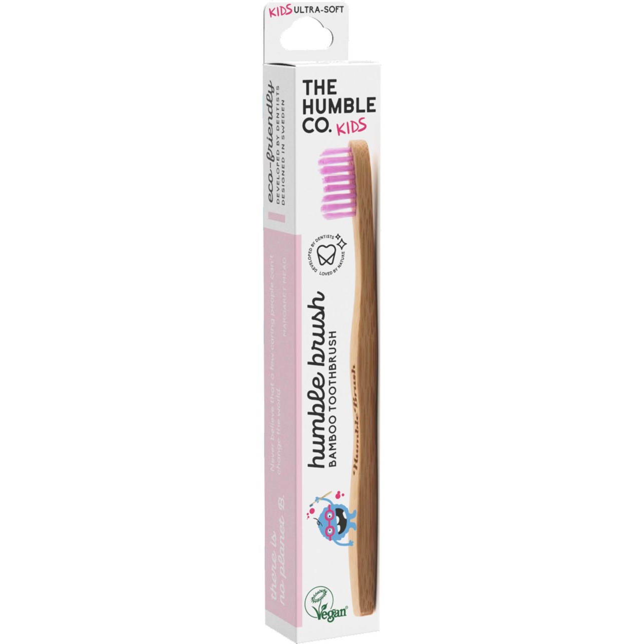 The Humble Co. Bamboo Toothbrush Kids Purple