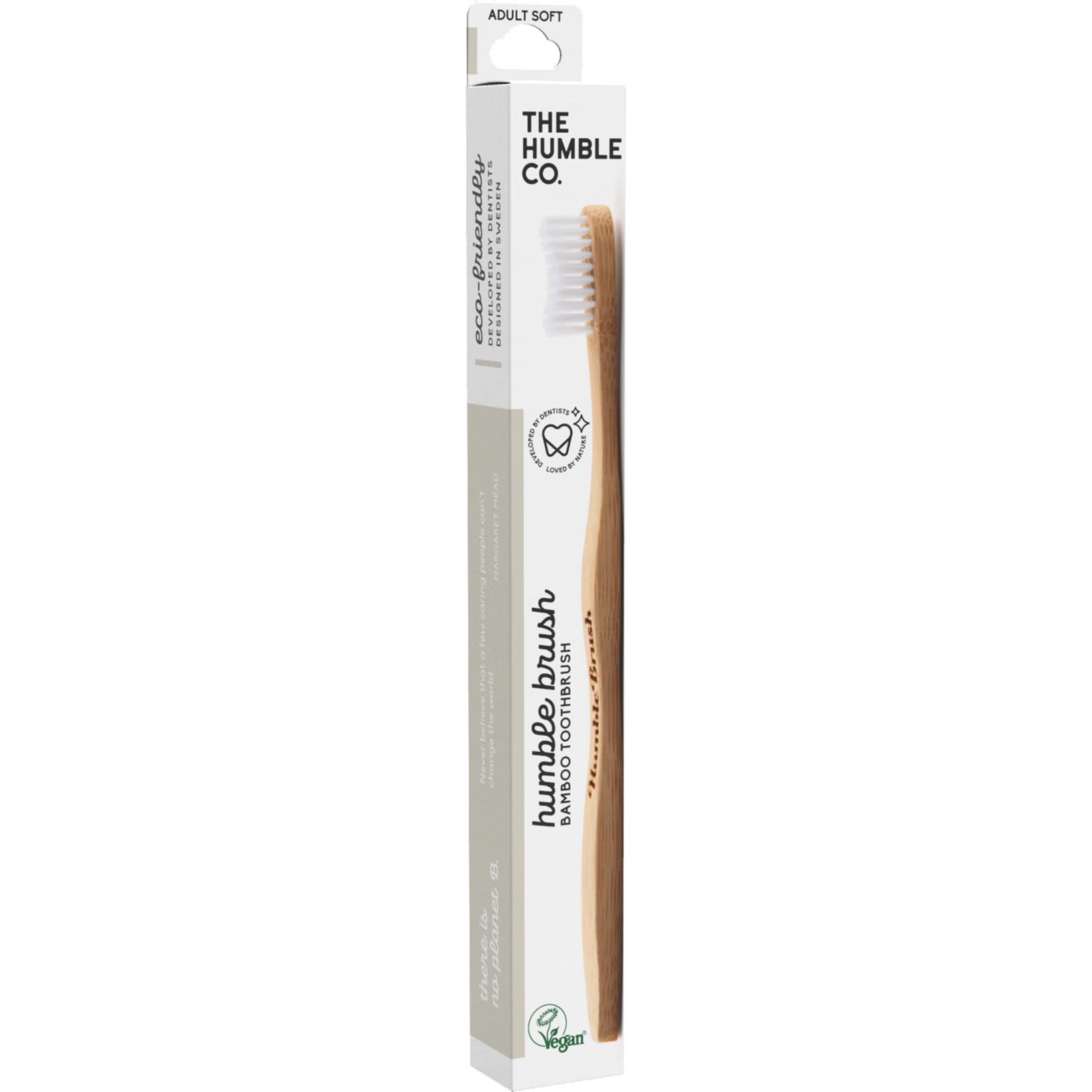 The Humble Co. Bamboo Toothbrush White