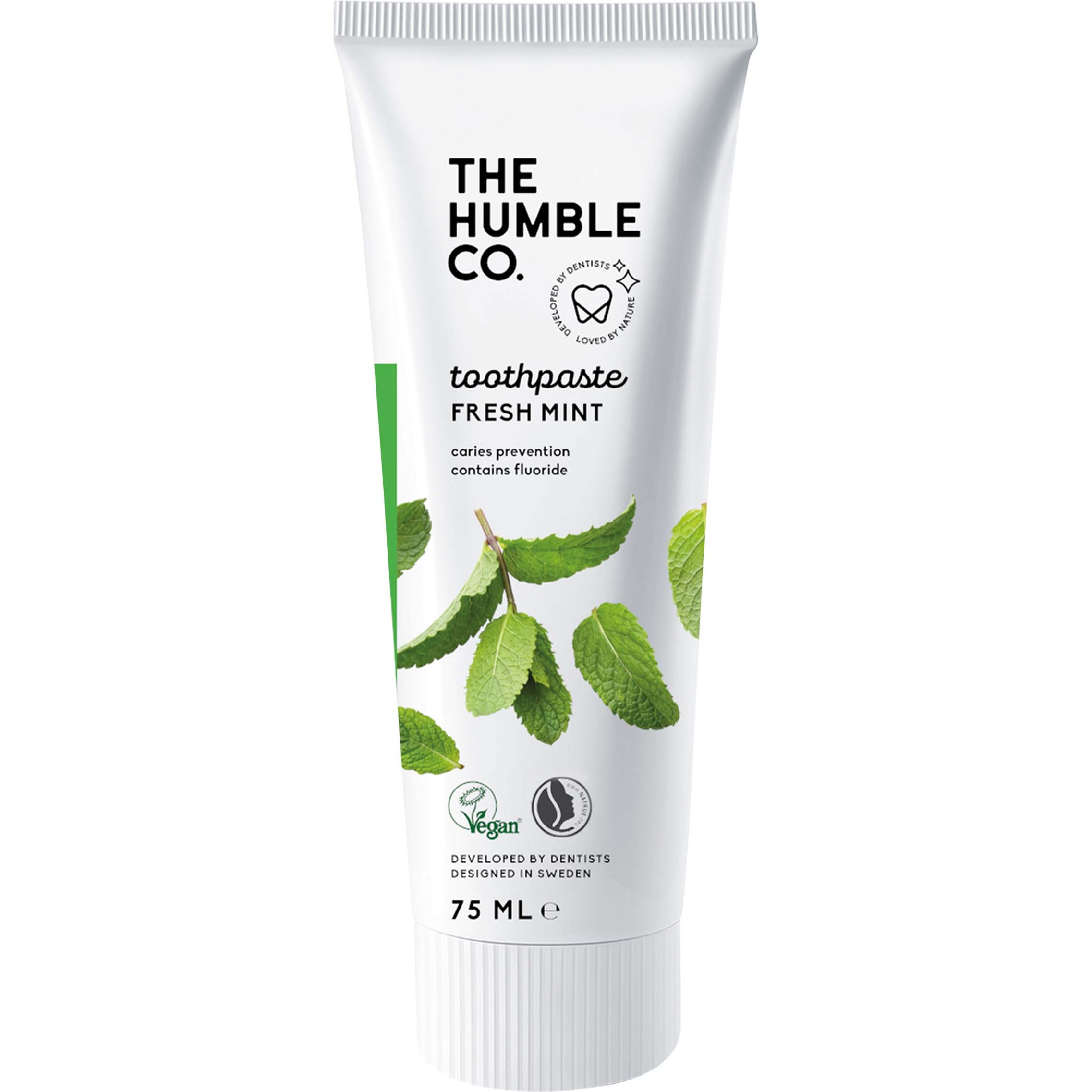 Фото - Зубна паста / ополіскувач The Humble Co. Toothpaste Fresh Mint 75 ml