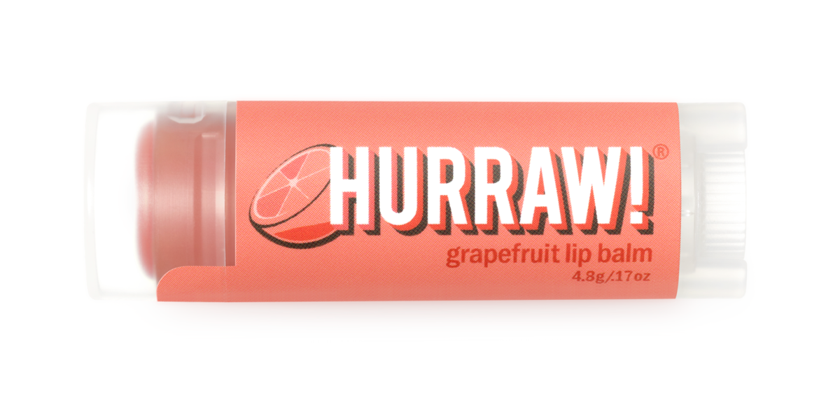 HURRAW! Tinted Lip Balm Grapefruit