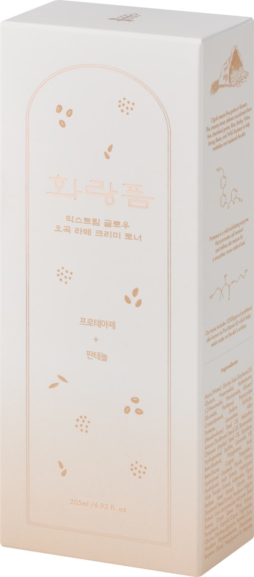 hwarang' Extreme Glow Ogok Latte Creamy Toner 205 ml