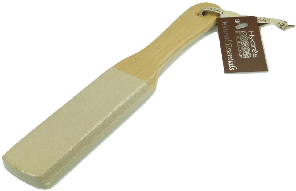 Hydréa London Curved Wooden Foot File with Ceramic Micro Crystals  